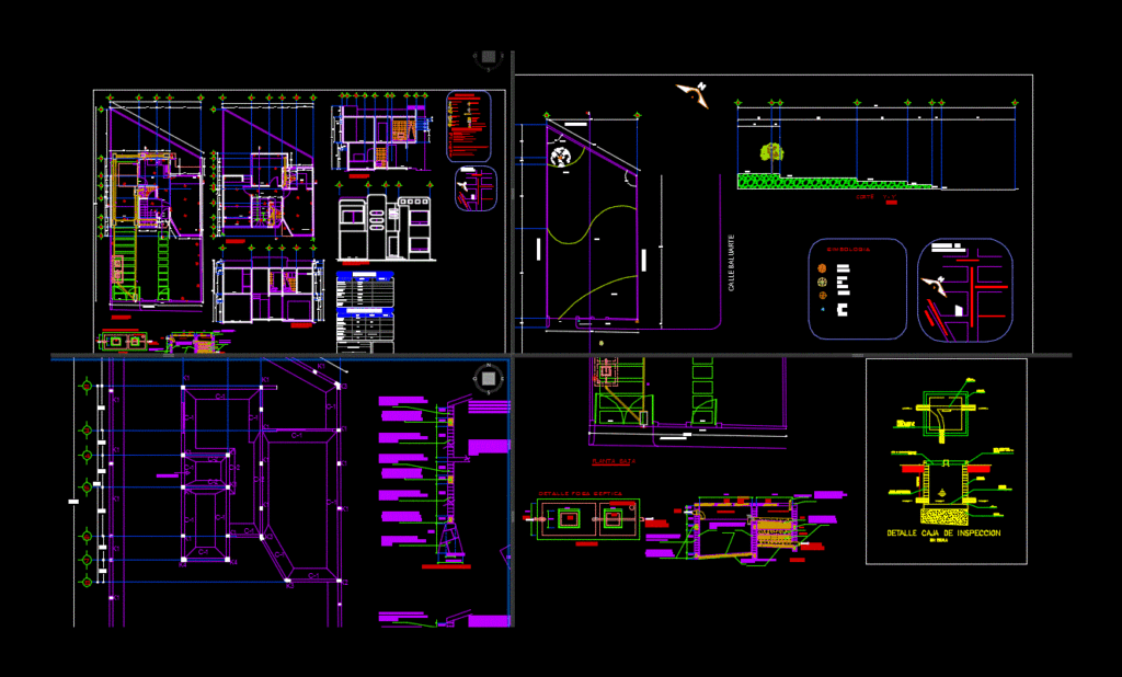 House Room 2 Levels DWG Detail for AutoCAD