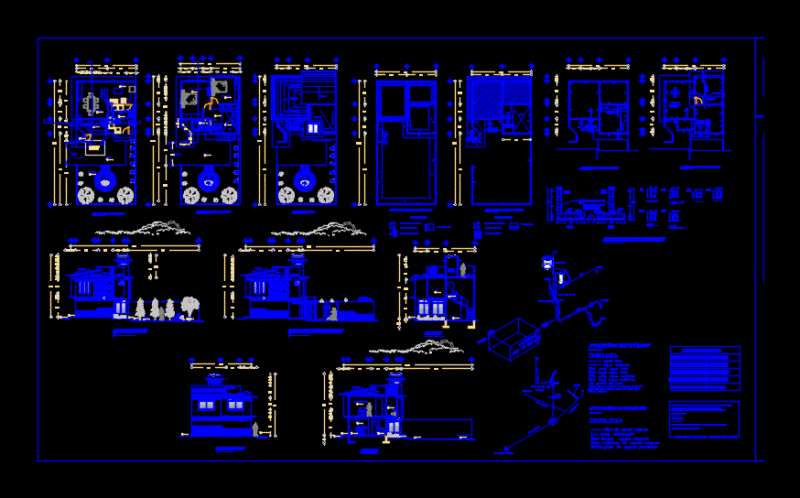 House Room Complete DWG Elevation for AutoCAD