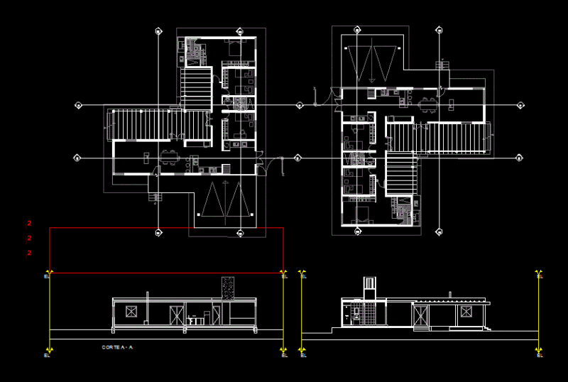 House Room DWG Block for AutoCAD
