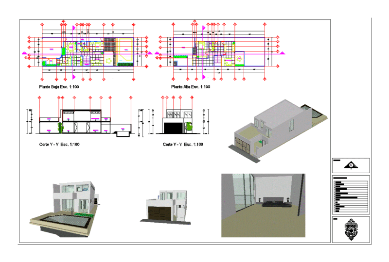House Room DWG Block for AutoCAD