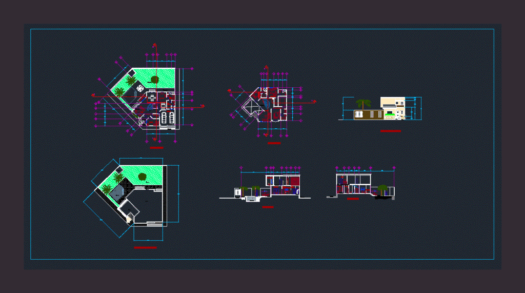 House Room DWG Block for AutoCAD