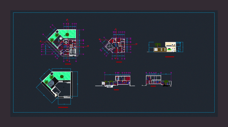 House Room DWG Block for AutoCAD