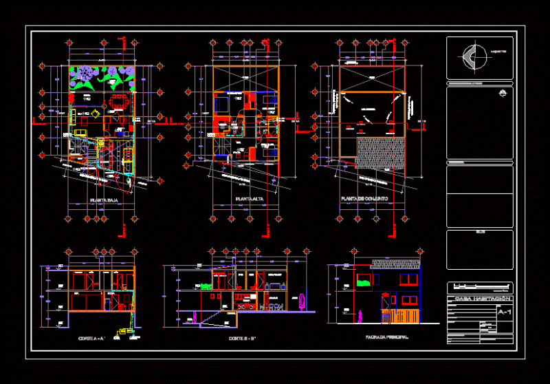 House Room DWG Block for AutoCAD