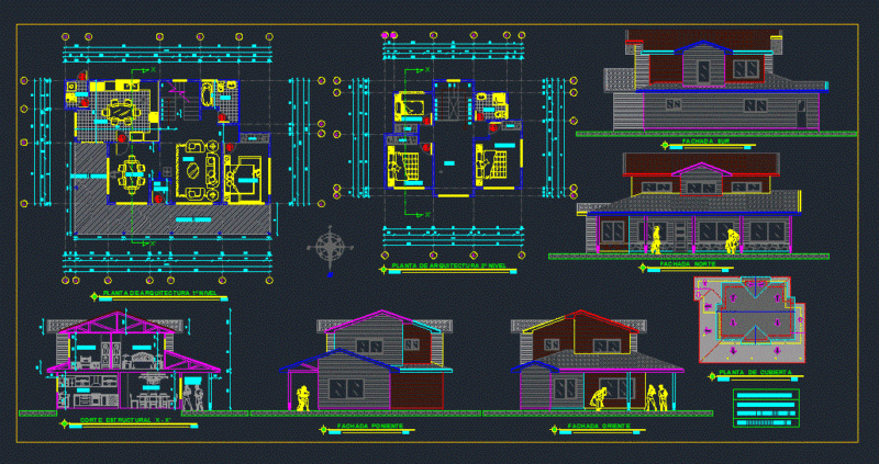House Room DWG Block for AutoCAD