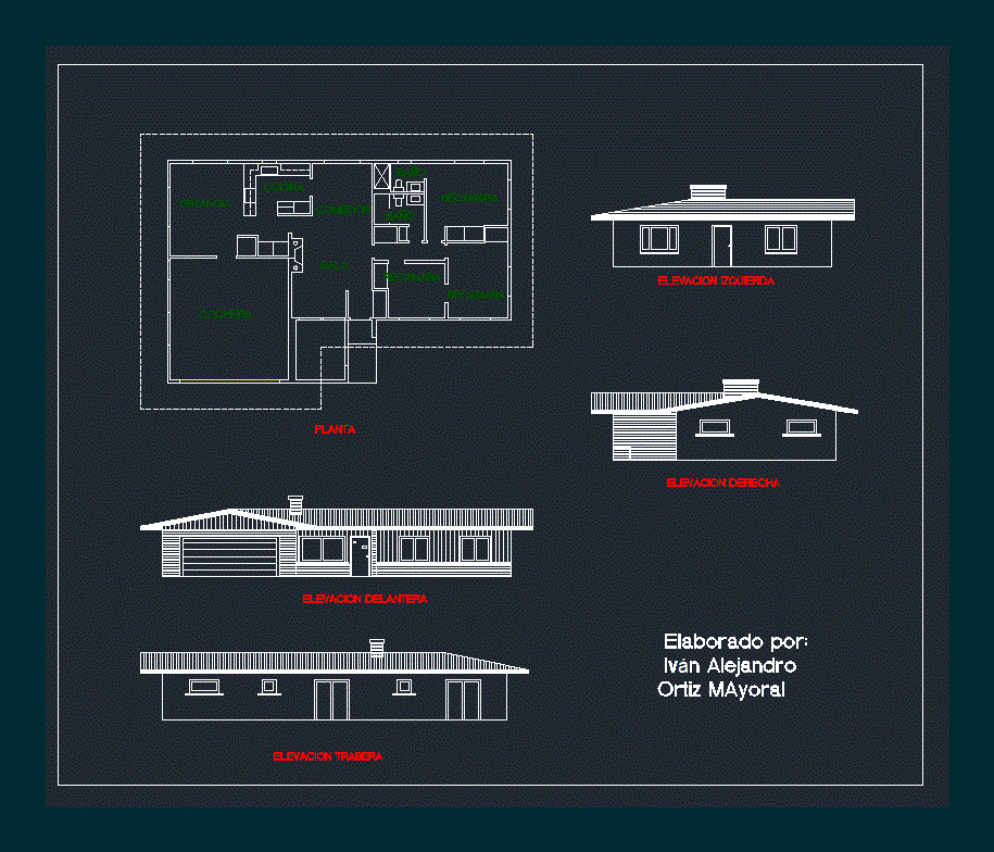 House Room DWG Detail for AutoCAD • Designs CAD