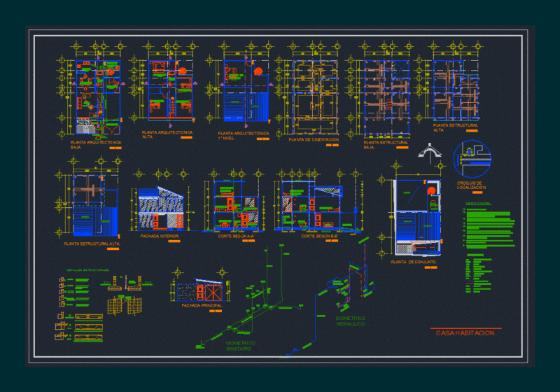 House Room DWG Detail for AutoCAD