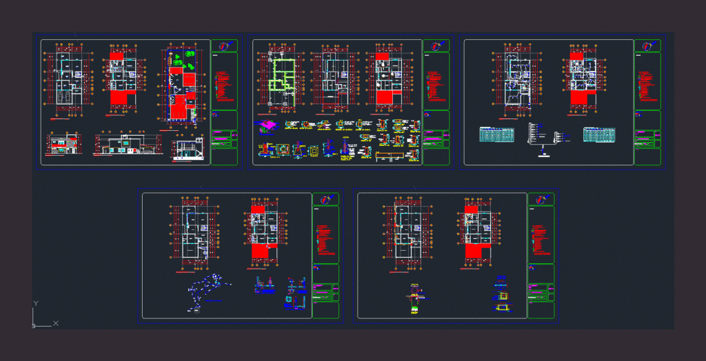 House Room DWG Elevation for AutoCAD