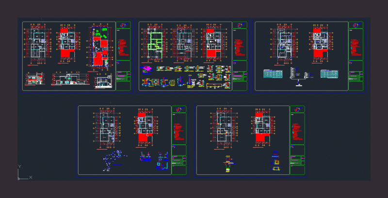 House Room DWG Elevation for AutoCAD