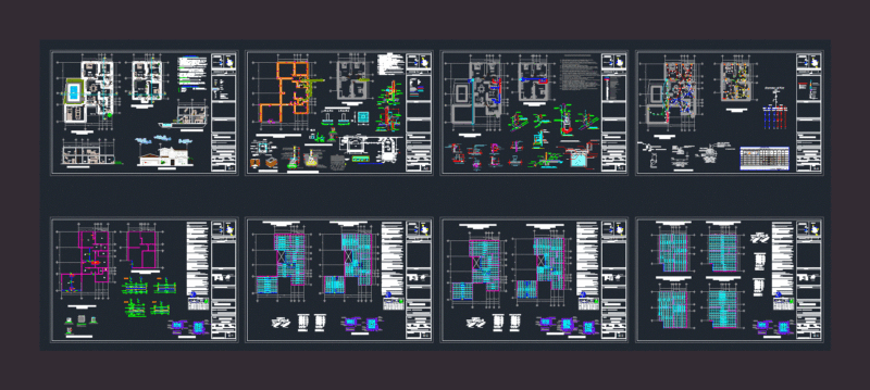 House Room DWG Full Project for AutoCAD