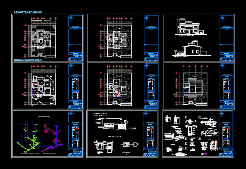 House Room DWG Full Project for AutoCAD