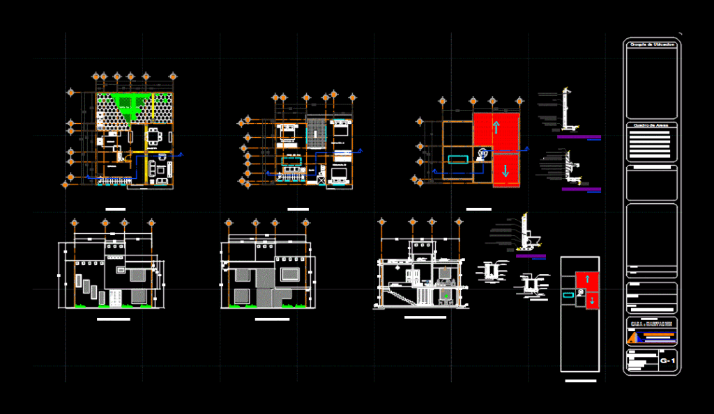House Room DWG Full Project for AutoCAD