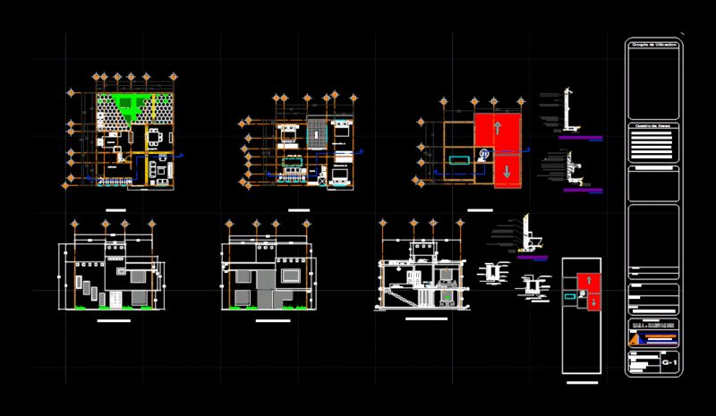House Room DWG Full Project for AutoCAD