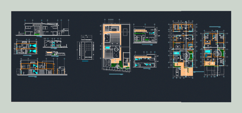 House Room DWG Full Project for AutoCAD