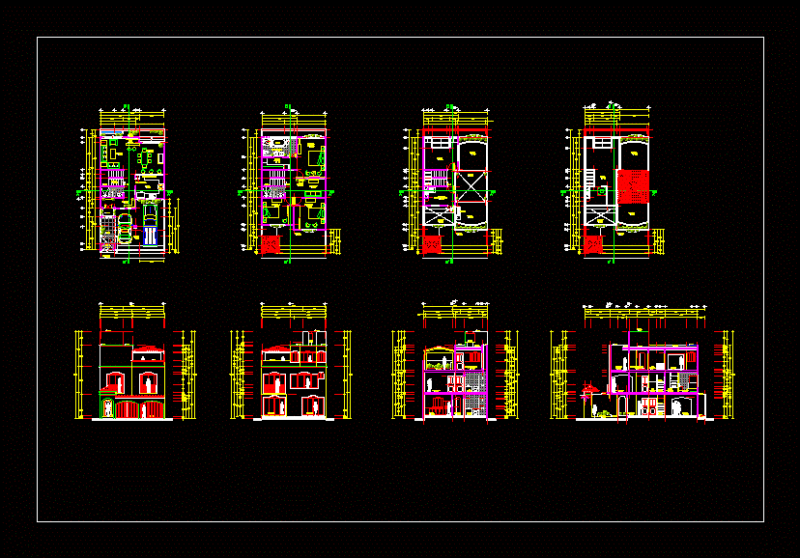 House Room DWG Full Project for AutoCAD