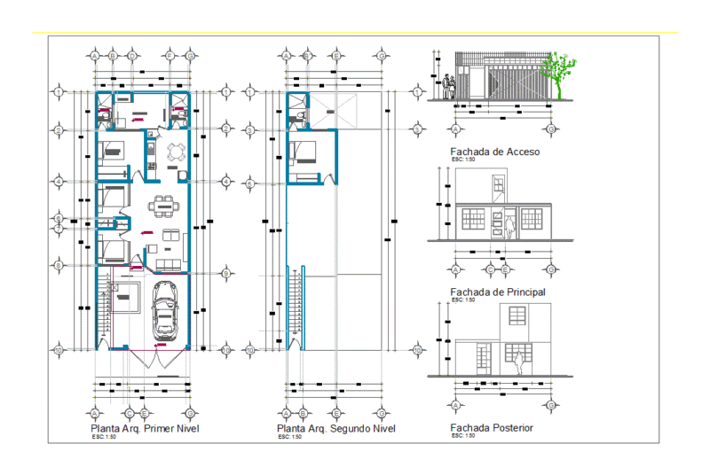 House Room DWG Model for AutoCAD