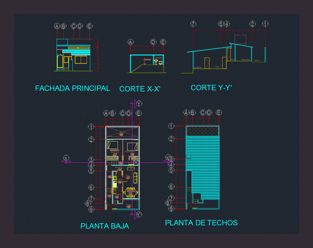 House Room DWG Plan for AutoCAD