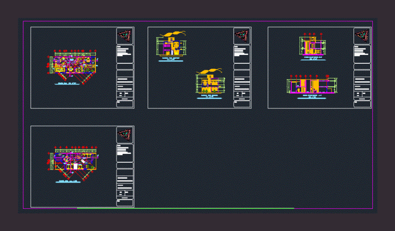 House Room DWG Section for AutoCAD