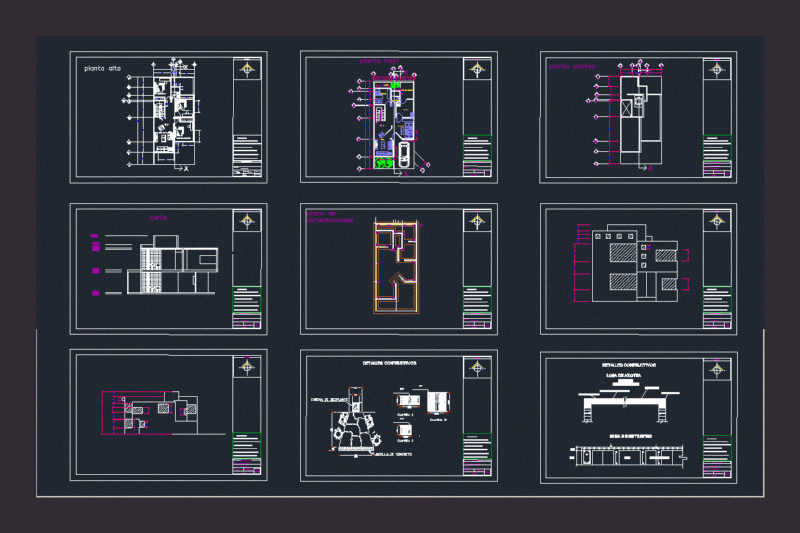 House Room DWG Section for AutoCAD