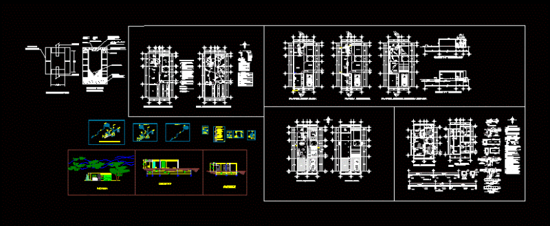 House Room DWG Section for AutoCAD