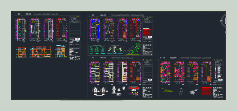 House Room DWG Section for AutoCAD