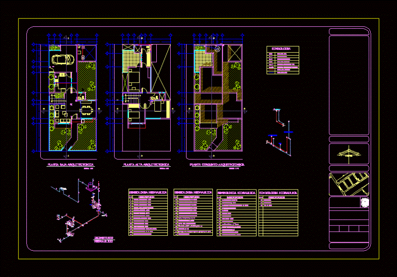 House Room DXF Detail for AutoCAD