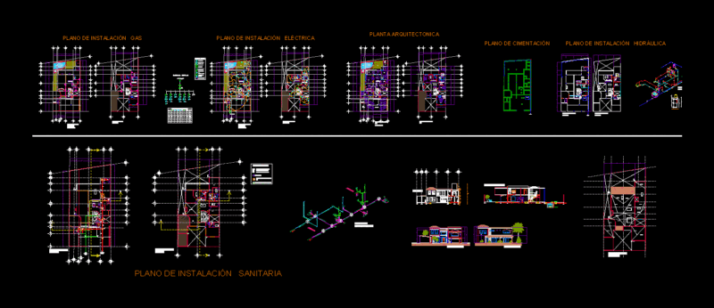 House Room Facilities DWG Block for AutoCAD