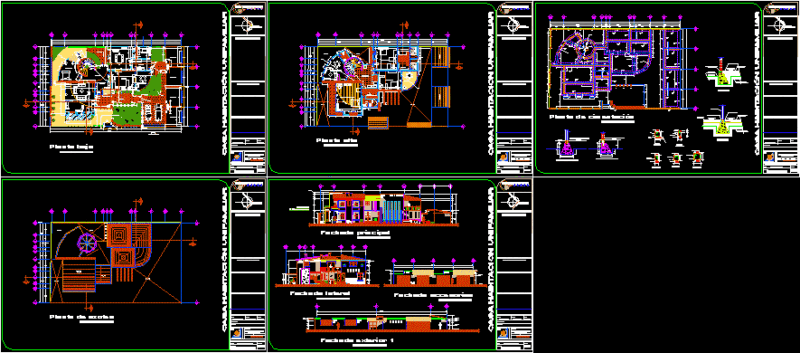 House San Juan DWG Block for AutoCAD