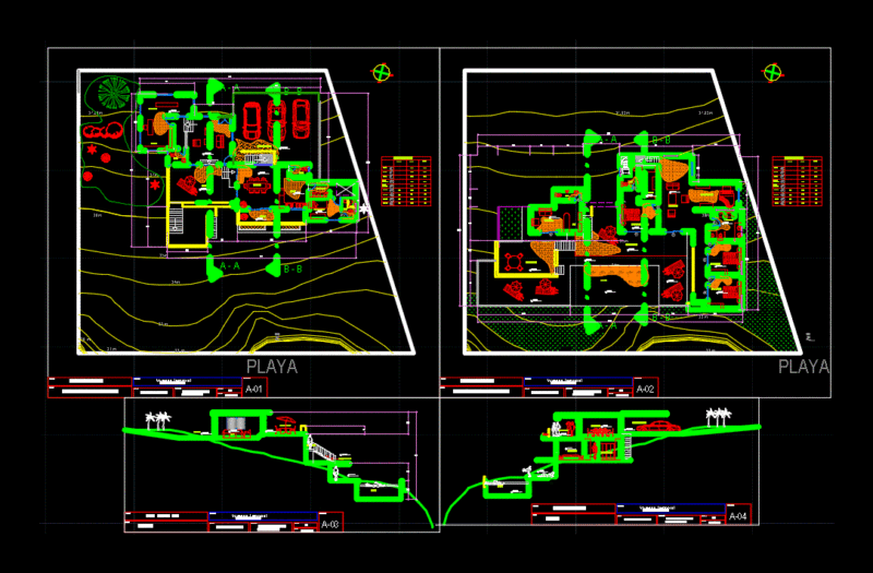 House Sloping DWG Block for AutoCAD
