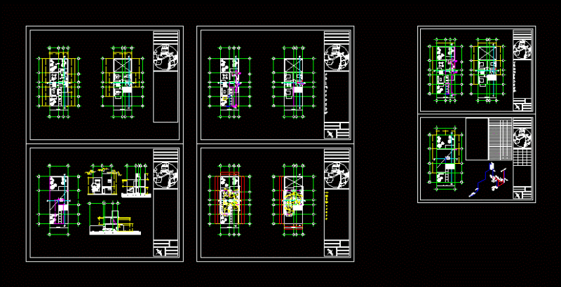 House Social Interest DWG Block for AutoCAD