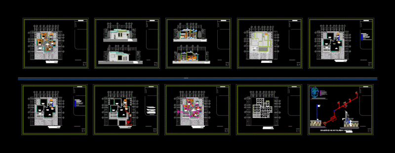 House Social Interest DWG Detail for AutoCAD