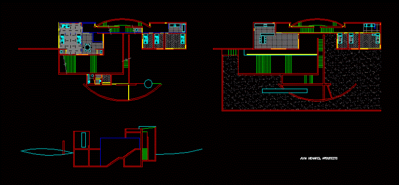 House Tadao Ando DWG Block for AutoCAD