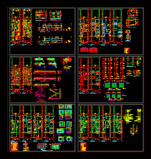 House Two Levels DWG Detail for AutoCAD • Designs CAD