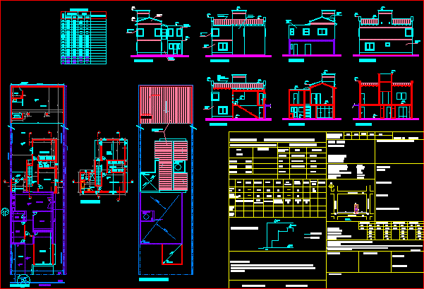 House Twoo Floors – Cordoba – Argentina DWG Section for AutoCAD