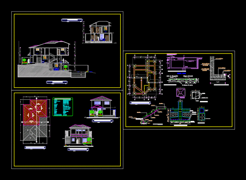 House Uneven DWG Full Project for AutoCAD