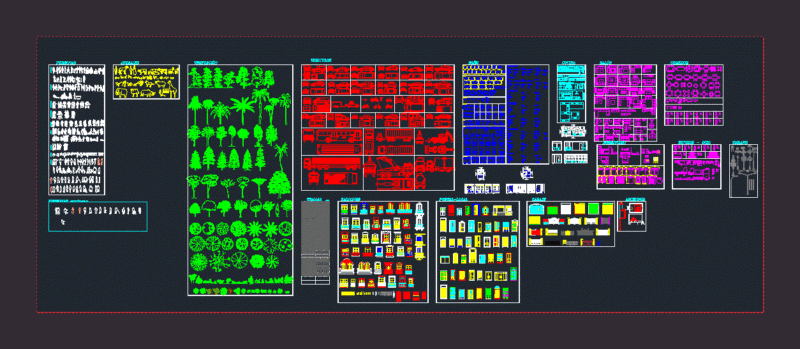 Houses / Blocks DWG Block for AutoCAD