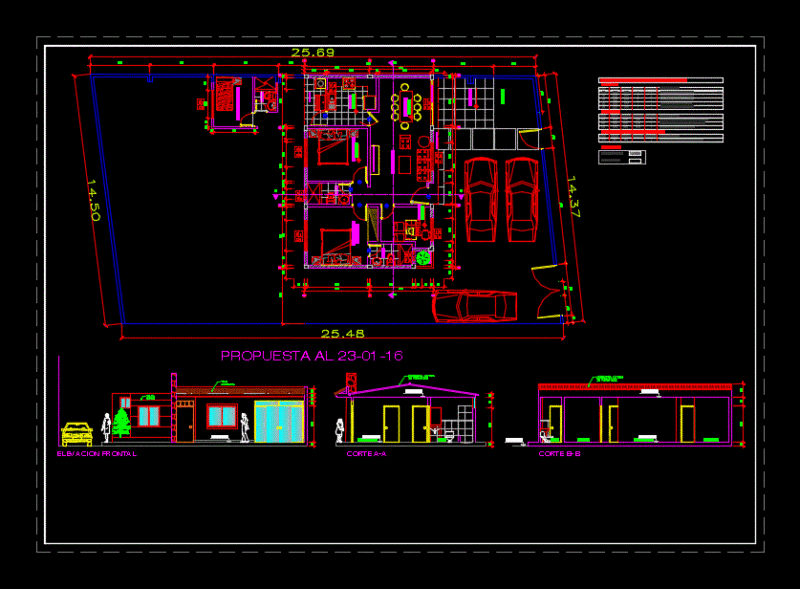 Houses Coverage Gable DWG Section for AutoCAD
