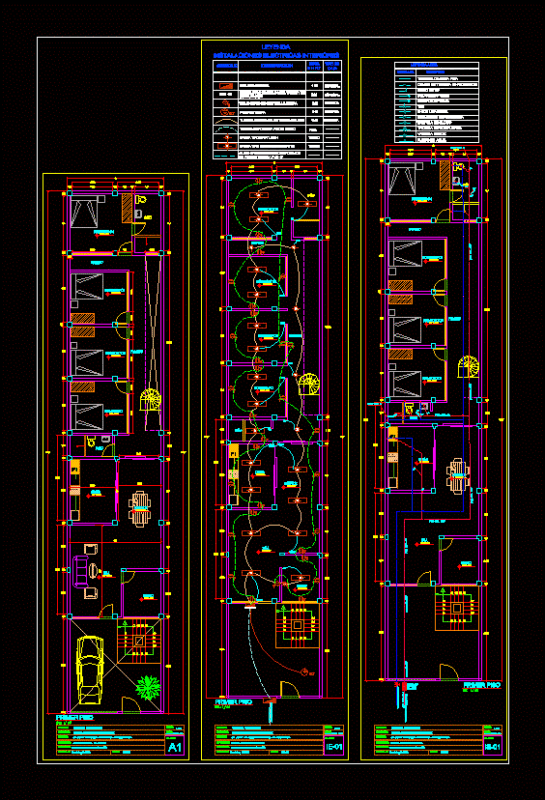 Houses DWG Block for AutoCAD