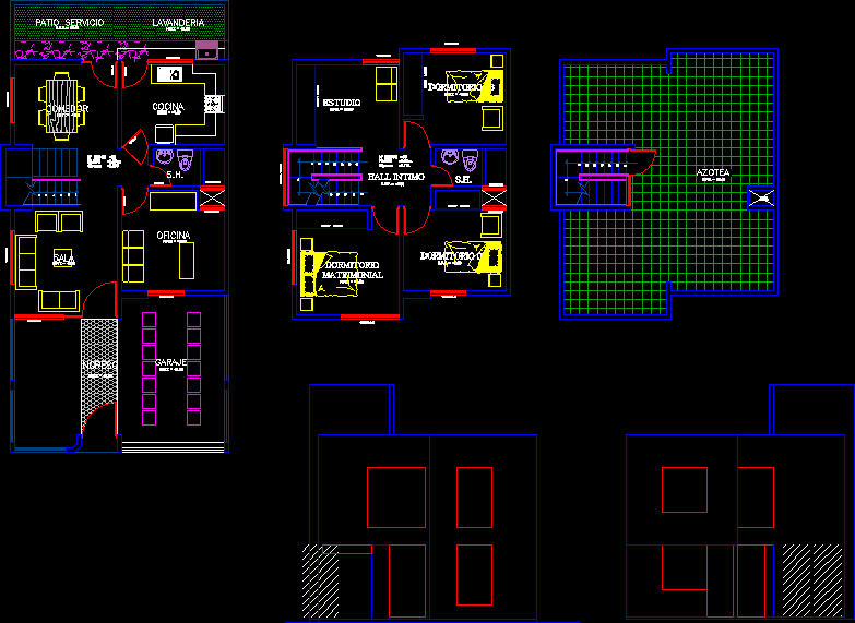 Houses DWG Block for AutoCAD • Designs CAD