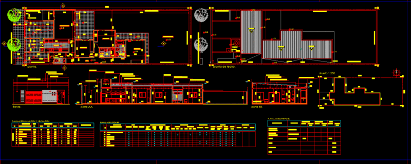 Houses DWG Block for AutoCAD