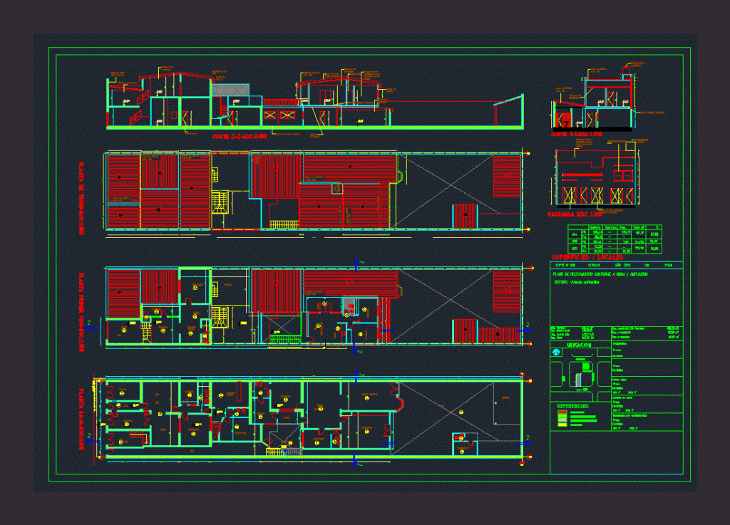 Houses DWG Block for AutoCAD