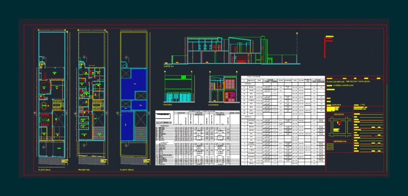 Houses DWG Block for AutoCAD