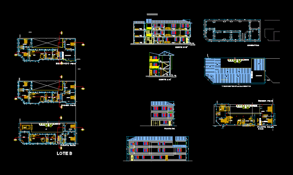Houses DWG Detail for AutoCAD