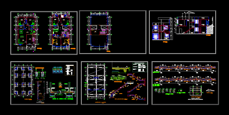 Houses DWG Full Project for AutoCAD