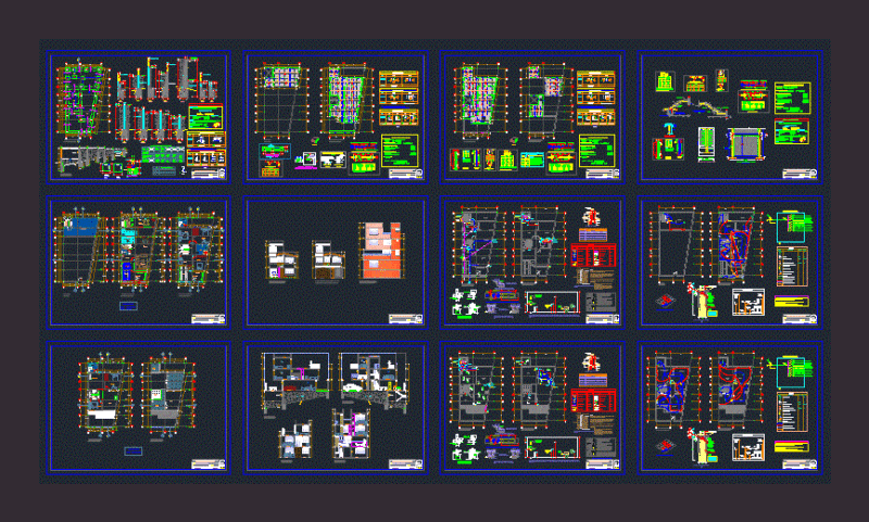 Houses DWG Full Project for AutoCAD