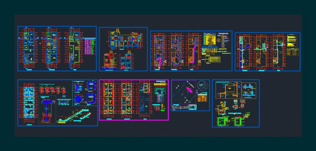 Houses DWG Full Project for AutoCAD