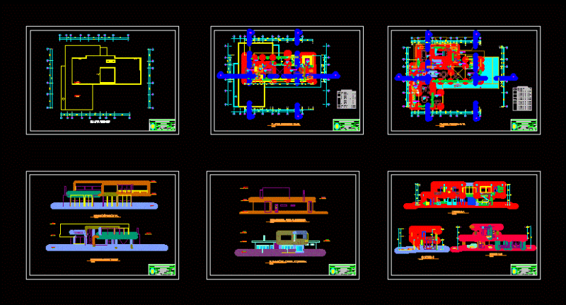 Houses DWG Full Project for AutoCAD
