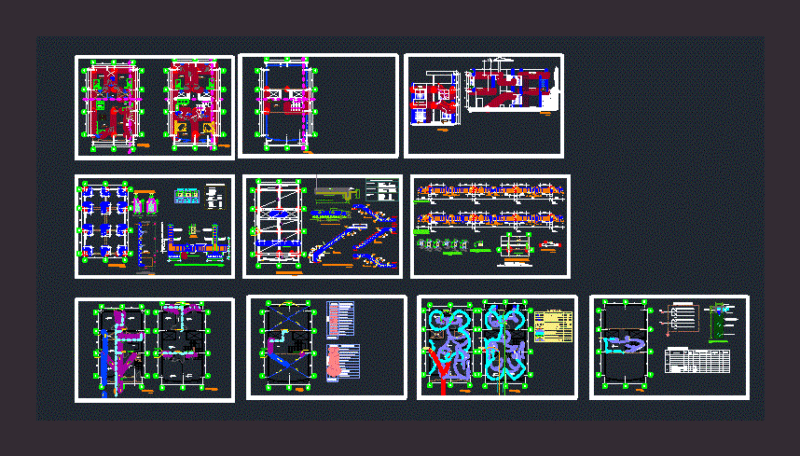 Houses Houses DWG Detail for AutoCAD