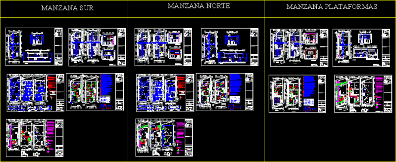 Housing 2 Floors DWG Plan for AutoCAD