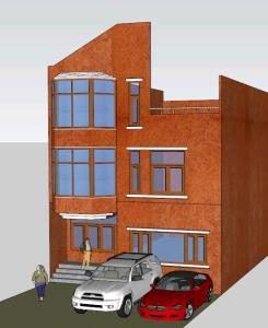 Housing 2 Levels 3D SKP Model for SketchUp