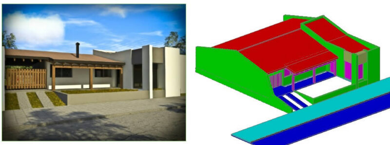 Housing 3D DWG Model for AutoCAD
